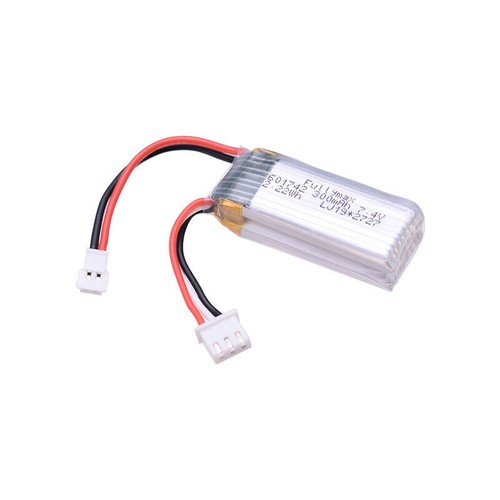 2pcs 7.4V 300mAh Li-Po Battery for WLtoys RC Airplane Aircraft XK A800 A600 - Picture 6 of 9