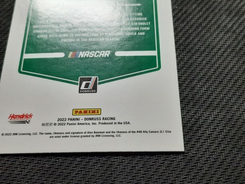 2022 Donruss Carolina Blue #84 Alex Bowman - Picture 12 of 12