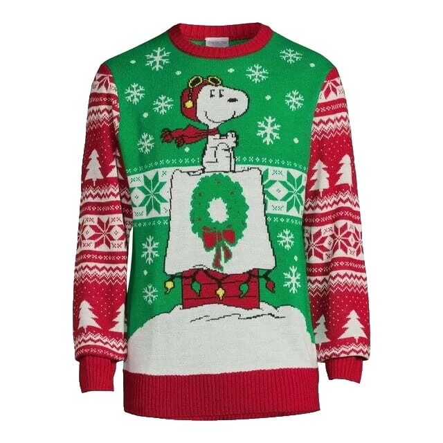 Christmas Regular Crewneck Sweaters Size 3XL for Men