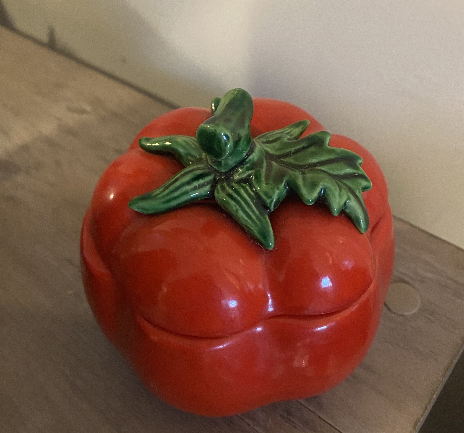 Ucagco Ceramics Japan Tomato Trinket Box & Lid 4’’x4’’ Vintage MCM eBay