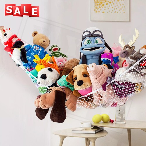 Toy Hammock Net Organizer Corner Stuffed Animals Kids Hanging Storage Bath Toys - Picture 5 of 5