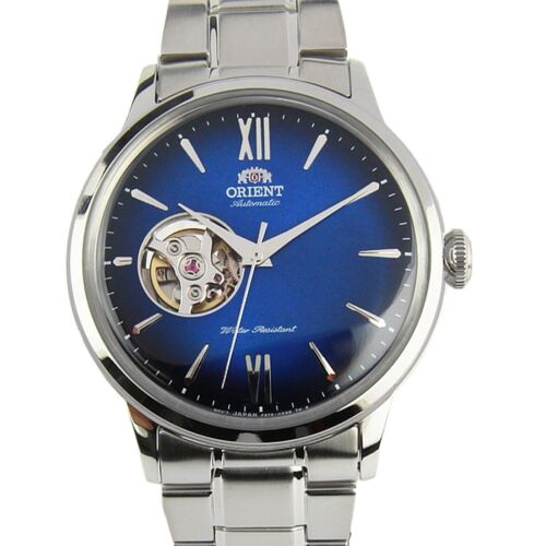 Orient RA-AG0028L RA-AG0028L10B Helios Classic Blue Open Heart Men Bambino Watch - Foto 2 di 9