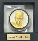 Pope Francis 2015 Papal Visit Washinton DC High Relief 2oz .999 Silver Medal