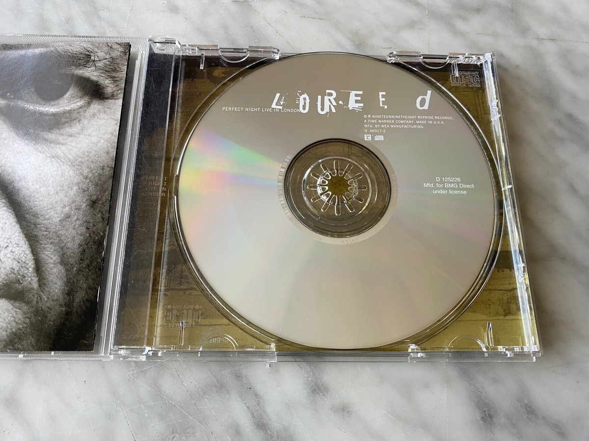 Lou Reed Perfect Night Live In London CD 1998 Reprise The
