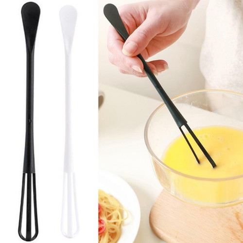 Kleiner Mini Kunststoff Schneebesen Mixer Hand Ei Schläger Rührer Werkzeug Backen Mixer - Bild 3 von 14