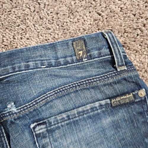 Jeans uomo 7 For All Mankind 29 dritto slim fit vita media cotone denim slimmy - Foto 10 di 15