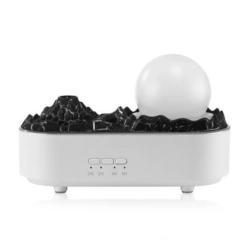 Volcanic Flame Humidifier Air Aroma Essential Oil Diffuser Mini New - Picture 6 of 6