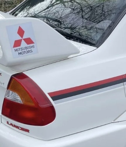 MITSUBISHI SPOILER POSTERIORE ADESIVI QUADRATI X2 EVOLUTION 5 6 7 8 9 MACCHINE TOMMI - Foto 4 di 4