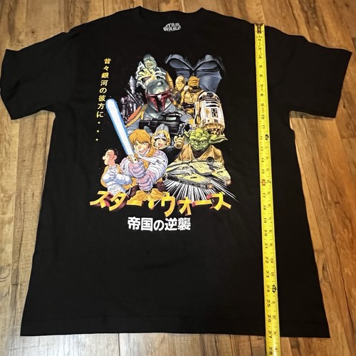 Camiseta para hombre Star Wars Mad Engine anime japonesa talla L negra manga corta - Imagen 2 de 4