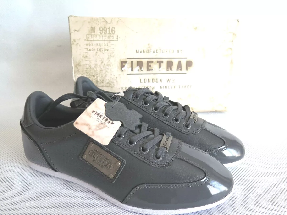 Dr Jolly Men&#039;s Leather Trainers Shoes Metal Badge UK 6 - EU 39.5 | eBay