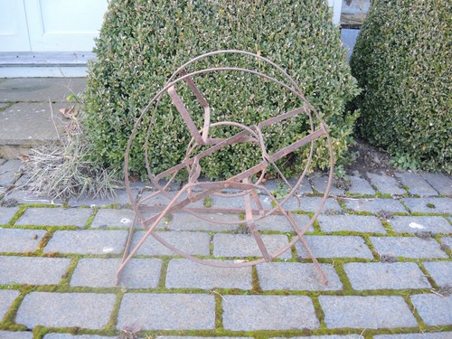 Vintage Schlauchtrommel aus Metall (1149) - Bild 4 von 4