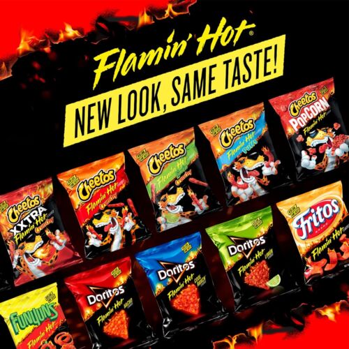 (40 Pack) Frito Lay Flamin' Hot Mix Snack Box, Cheetos, Doritos, Funyuns & More - Picture 3 of 6