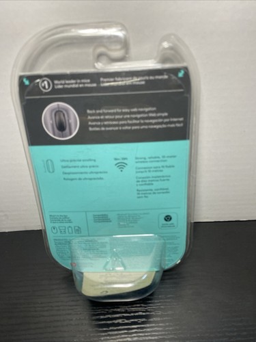 Logitech M325 Laser Wireless Mouse Blue /black New Sealed 🔥 - Picture 2 of 3