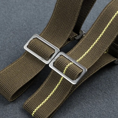 Cinturino Orologio Nylon Intrecciato Elastico Nylon Truppe Francesi Borsa Paracadute - Foto 16 di 44