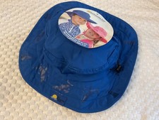 NEW WITH TAGS Blue Childs Shark Safari Hat UV blocking 50 UPF