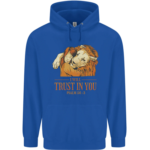 Religion Christianity Bible Trust in Lion Childrens Kids Hoodie - Picture 45 of 88