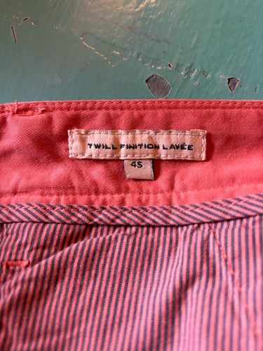 Bexley.com Men’s Chinos 36x30 Never Worn Twill Cotton UK Size 45 Coral - Picture 5 of 12