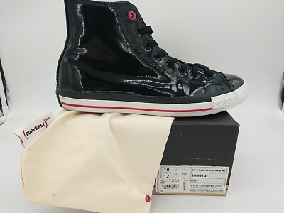 Converse Chuck T Hollywood Red HI Dress Sneaker Men 1O Black