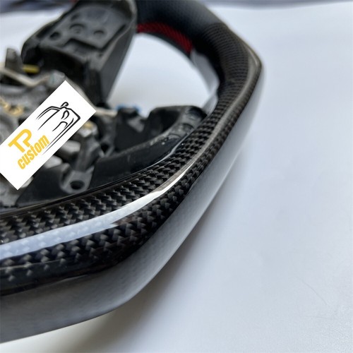 Real Carbon Fiber Steering Wheel For MINI Cooper JCW R56 F54-57 2014-2020 - Picture 5 of 8