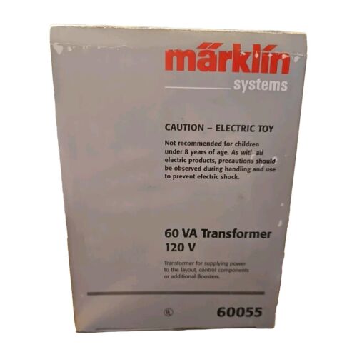 Marklin H0 60055 Digital Transformer 120V, 60VA New In Box With Manuals