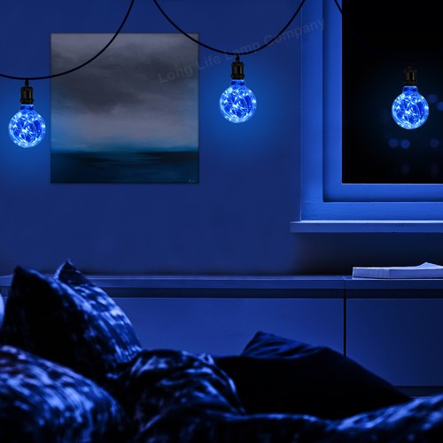 LED G95 Decorative Wire Fairy String Light Bulb X-mas Festival Garden Party E27 - Picture 42 of 87