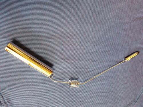 Mineral Aura Exploration Dowsing Rods Energy Detector Brass Gold Aurameter - Picture 4 of 4