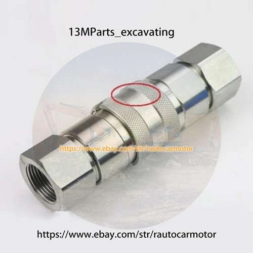 For Breaking hammer oil pipe quick connect quick change quick connector tubing - Picture 6 of 19