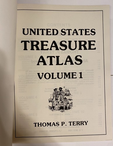 US Treasure Atlas Vol 1 Alabama, Alaska, Arizona, Arkansas by Thomas Terry, NEW - Imagen 3 de 4
