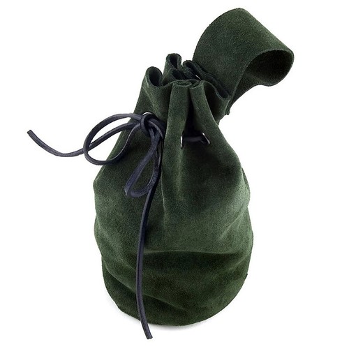 Medieval PU Leather Pouch Coin Waist Hanging Bag Drawstring Wallet Cosplay Props - Picture 8 of 16