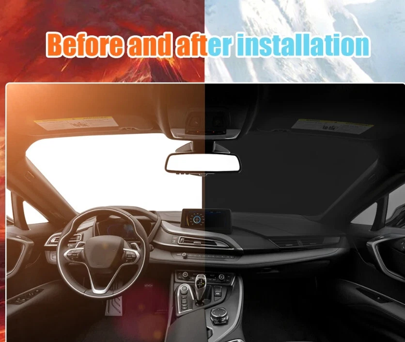6 Layer Thick WindScreen Sun Shade for Suzuki Vitara 15-25 Premium UV Protection — 第 3/4 张图片