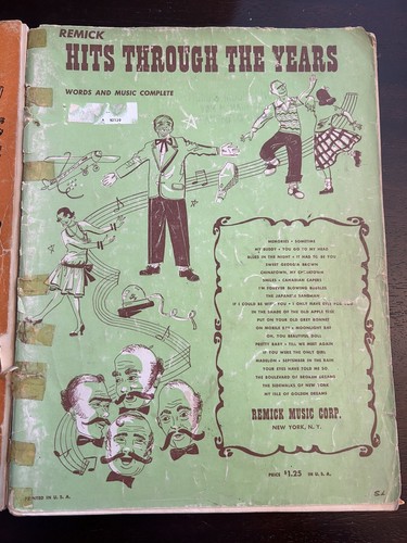 Hits Through The Years (2) Harms Remick Piano Music Books 1950s Embraceable You - Picture 3 of 7