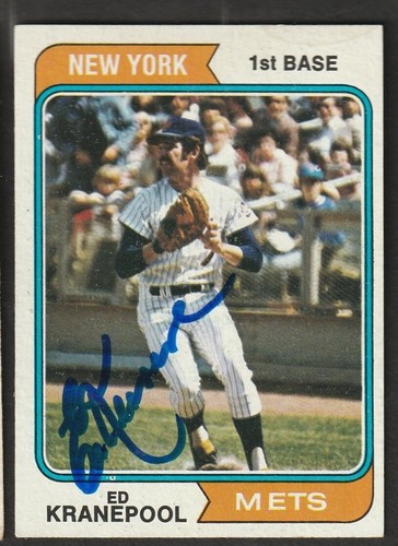 New York Mets signierte Karten HOF Postkarten 77 Spieler COA J23 - Bild 28 von 67