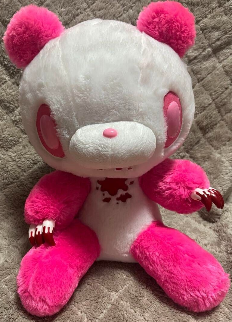 Peluche Gloomy Bear Rose Foncé Rare Taito CGP-352 - 33cm