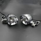 Motorcycle Bullet Passing Spot Fog Light With Guard Bar Tube Mount Bracket Clamp