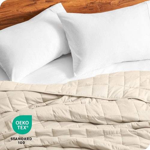 Bare Home Weighted Blanket, All-Natural 100% Cotton, Premium Heavy Blanket - Picture 57 of 72
