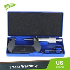 1-2" Precision Outside Micrometer 0.0001" Carbide Tipped