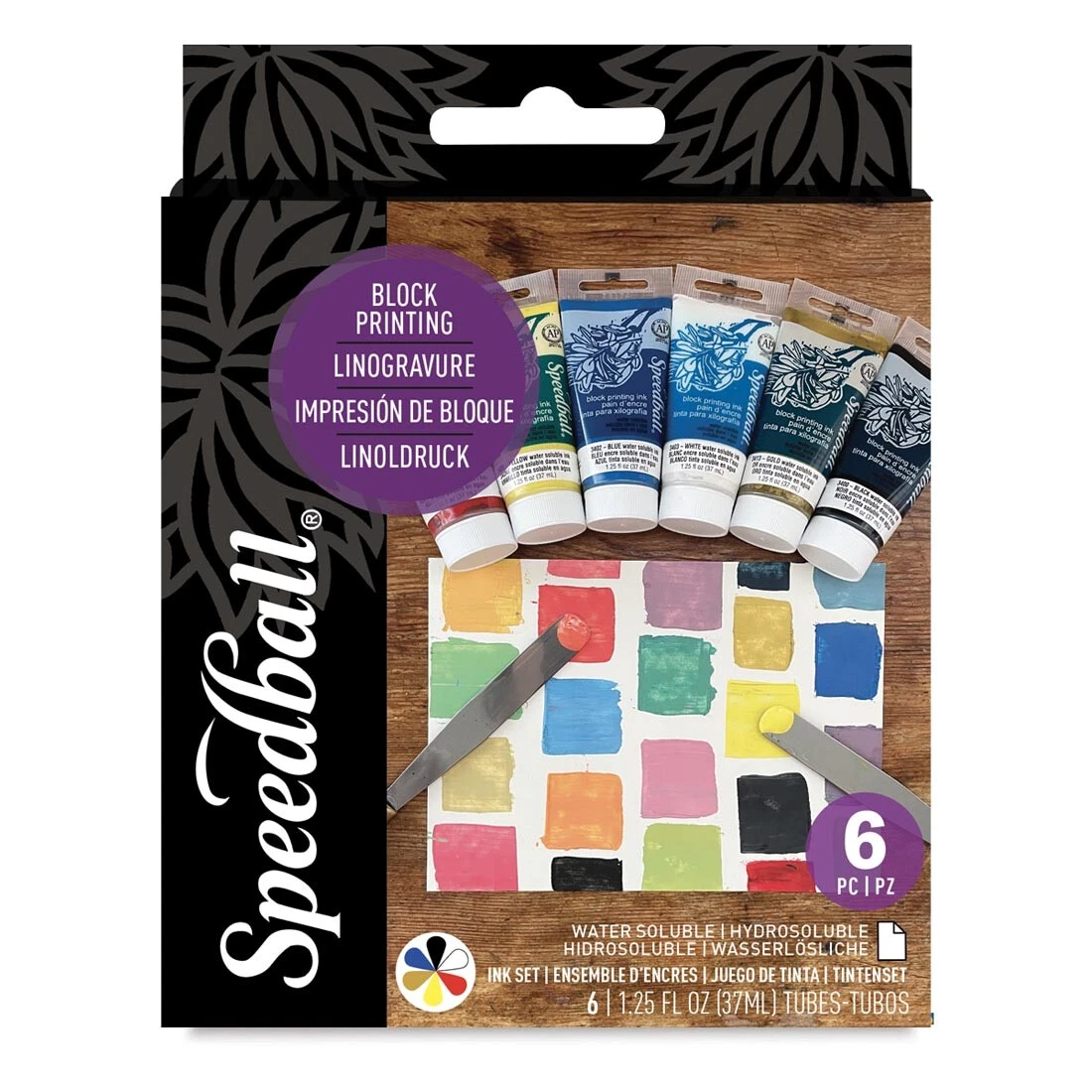 Speedball Block Printing Ink Starter Set, Speedball Block Printing Ink