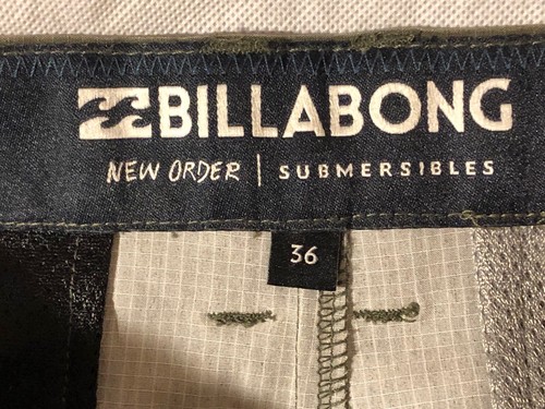 Billabong Men Grey 36 Board Shorts Surf New Order Submersibles Quick Dry Stretch - Picture 4 of 13