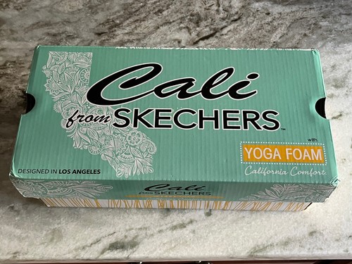 Skechers Meditation Glass Daisy Sandals Taupe Multi Yoga Foam Cali Vegan NEW 5 - Picture 2 of 9