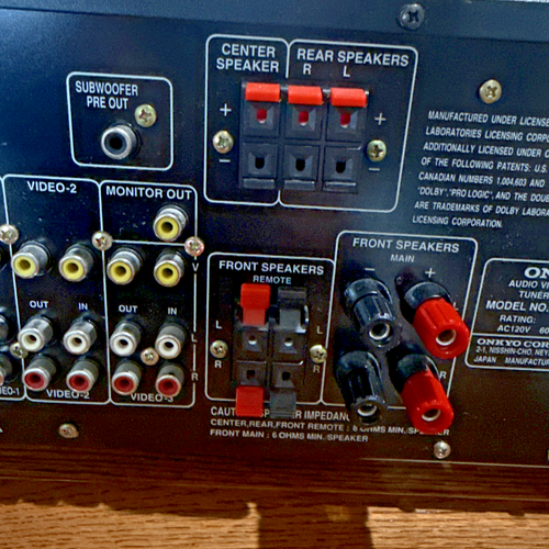 Onkyo TX-SV525 220W Surround Sound Dolby 5.1 Ch Home Theater Receiver - Read - Picture 8 of 9