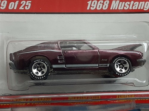 Hot Wheels Classics Serie 1 - 1968 Ford Mustang mit Opening Hood 1:64 Diecast Auto - Bild 6 von 9