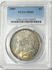1889 Morgan Silver Dollar PCGS MS65 (TONED)    7188.65/82136820  #7-2