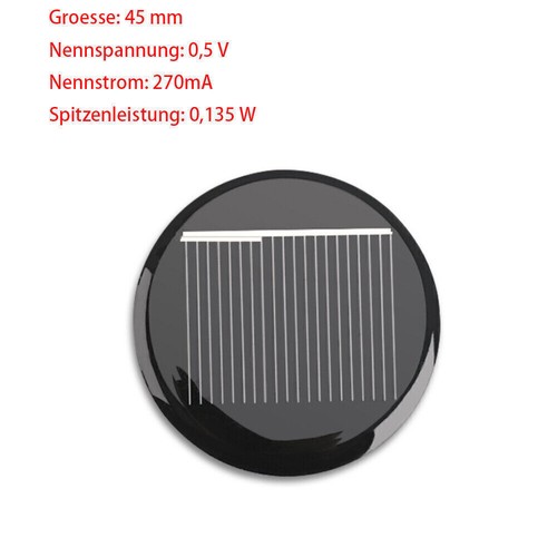 Solarzelle 0.5V 1V 1.5V 2V 2.5V 3V 4V 4.5V 5V 5.5V 6V 7V 10V Solarpanel - Bild 14 von 87
