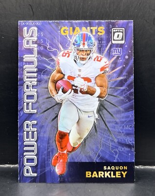 2019 Panini Donruss Optic Power Formulas #PF-9 Saquon Barkley l25