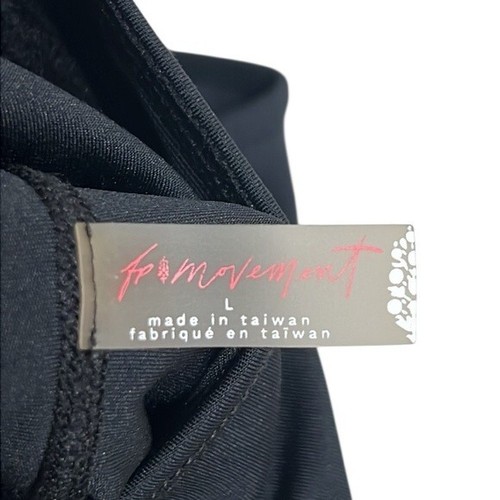Free People Movement One Piece Womans Size Large Black Back It Up Yoga Gym - Picture 11 of 12