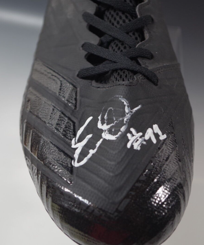 EMMANUEL OGBAH SIGN AUTOGRAPH HOF FOOTBALL ADIDAS CLEATS DOLPHINS JSA COA #25 - Bild 4 von 9