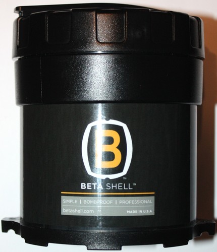 BETA SHELL Bombproof Camera Lens Case. 4,5 Zoll x 3,75 Zoll Hartplastik. Sehr guter Zustand NR - Bild 2 von 8