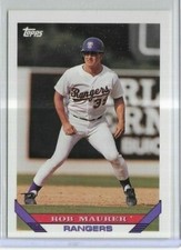 1993 Topps #763 Rob Maurer Texas Rangers