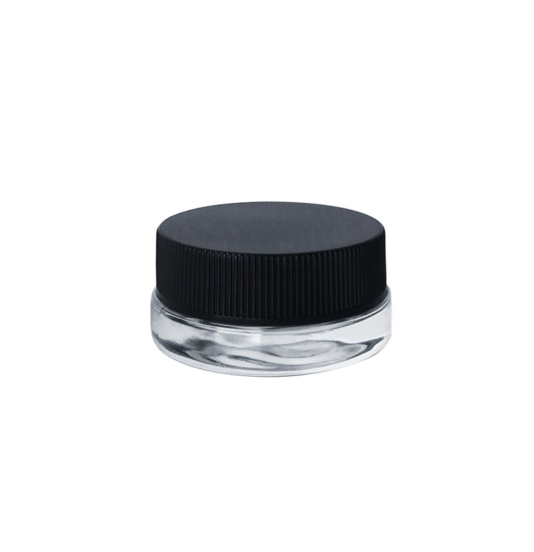 7 mL low profile glass jar with lid (variety of lids available)