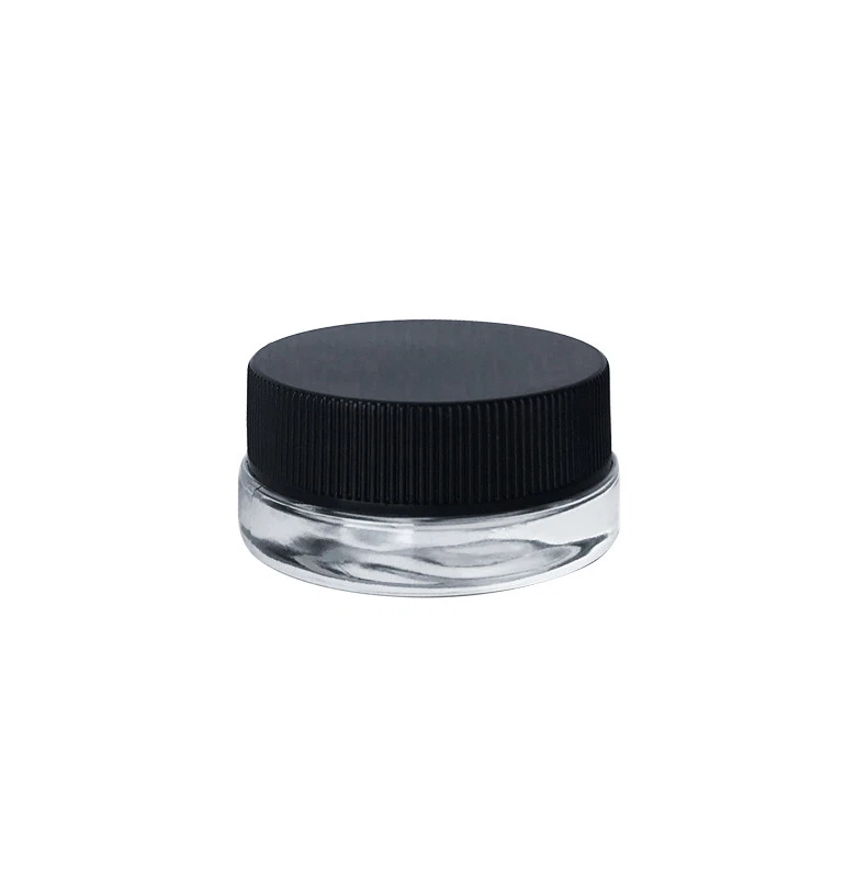 7mL Low Profile Glass Jar w/ Lid | Concentrate Balm Cosmetic | 38-400 Lead Free